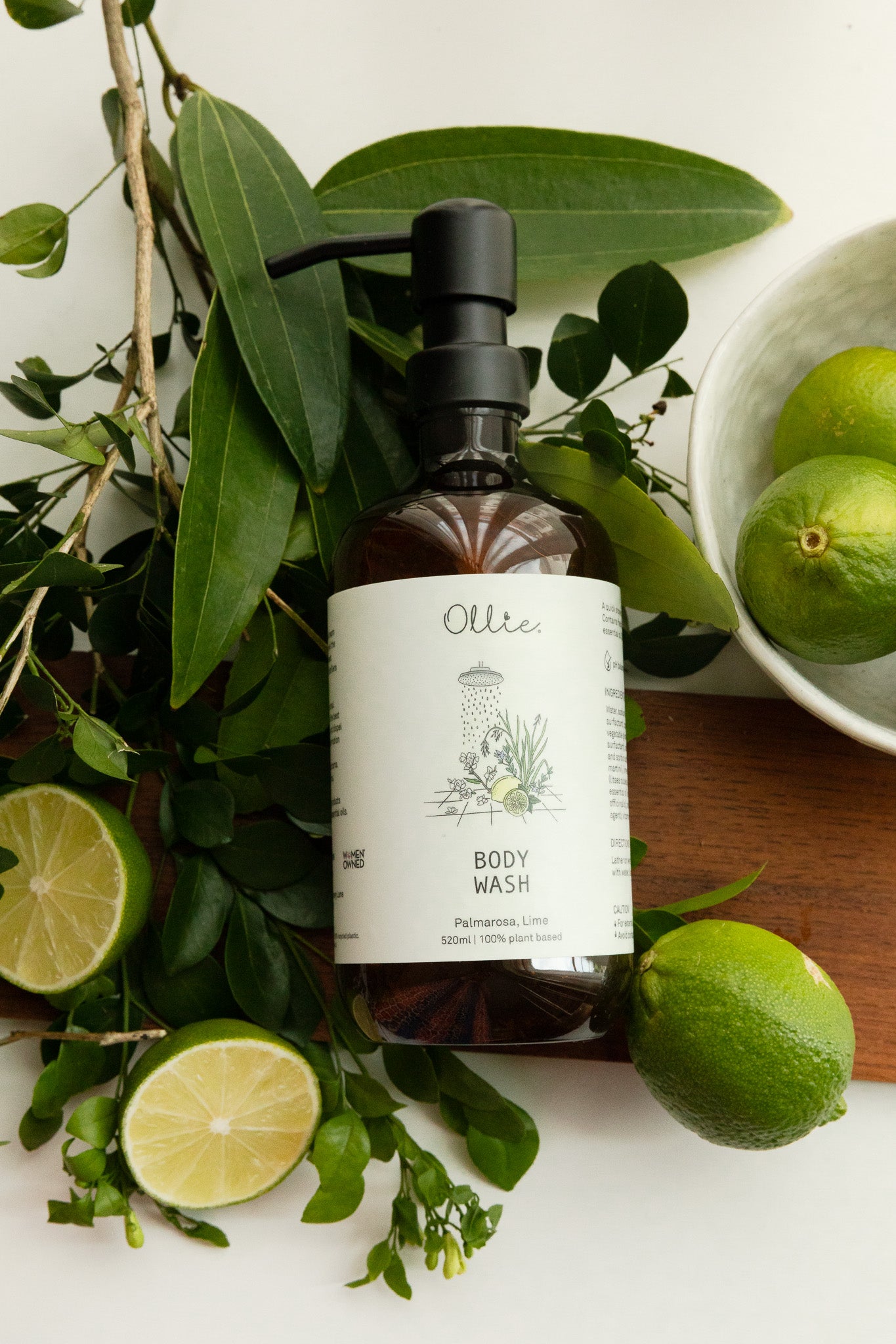 Body Wash (Palmarosa, Lime)