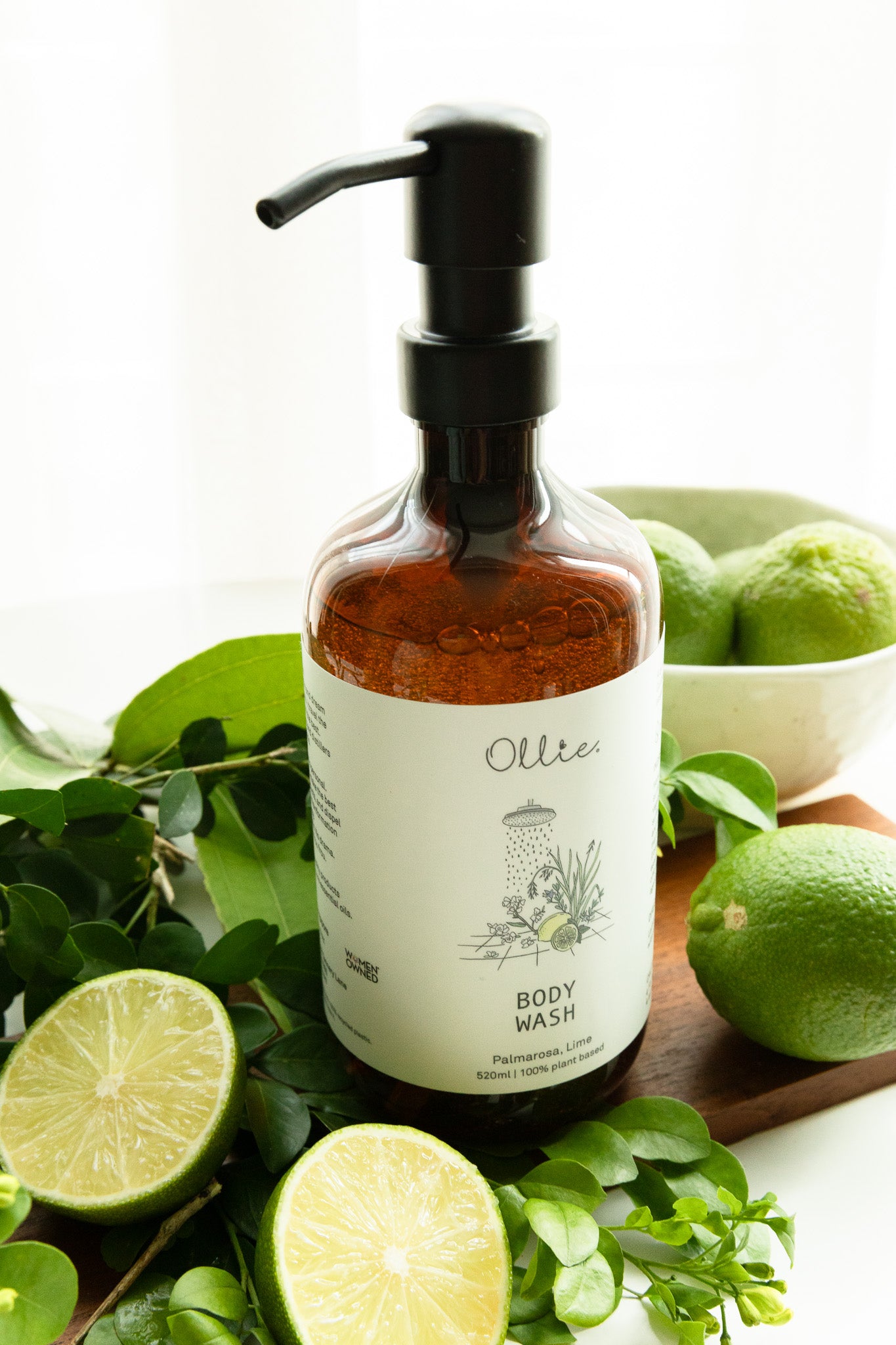 Body Wash (Palmarosa, Lime)